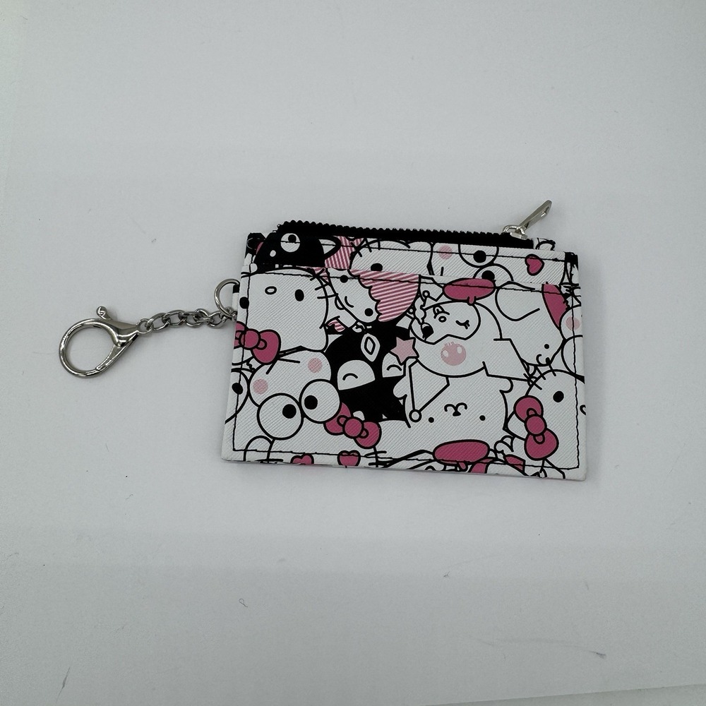 Sanrio Hello Kitty Friends Zipper Coin Wallet Keychain Card Holder